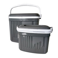 Kühlboxen Set | passive Kühl Box 32 und 8 Liter | Camping Kühltaschen mit Akkus